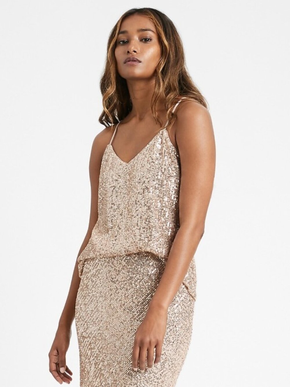 Banana Republic NWT Champagne Gold Camisole